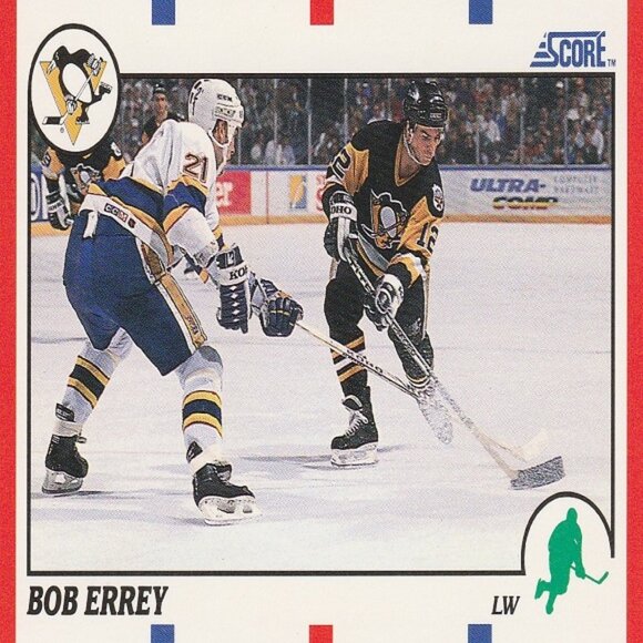 Bob Errey Pittsburgh Penguins NHL Hockey Card Collection  - 5 Card Set - Picture 6 of 6